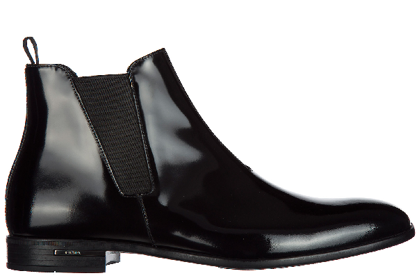 prada spazzolato chelsea boots