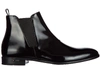 Prada Saffiano Leather Chelsea Boots In Black