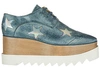 STELLA MCCARTNEY DAMENSCHUHE DAMEN BUSINESS SCHUHE SCHNÜRSCHUHE ELYSE STAR OXFORD,363998W1AN14253 38.5