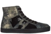 HOGAN REBEL WOMEN'S SHOES HIGH TOP LEATHER TRAINERS SNEAKERS R141,HXW1410P991DWEB999 37