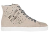 HOGAN REBEL WOMEN'S SHOES HIGH TOP SUEDE TRAINERS SNEAKERS R182,HXW1820X330FFY070J 37