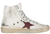 GOLDEN GOOSE WOMEN'S SHOES HIGH TOP LEATHER TRAINERS SNEAKERS FRANCY,G31WS591 A89 39