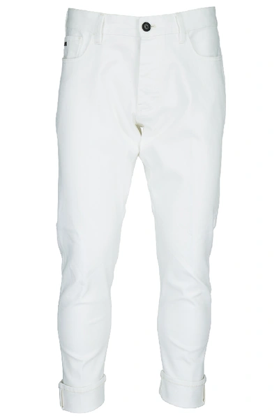 Emporio Armani Men's Jeans Denim In White