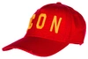 Dsquared2 Adjustable Men's Cotton Hat Baseball Cap Icon Baseball In Red