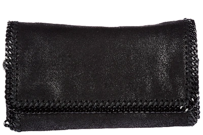 Stella Mccartney Women's Cross-body Messenger Shoulder Bag  Falabella Shaggy Deer In Black