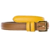 PRADA WOMEN'S GENUINE LEATHER BELT,1C5987 2FAF FHDH 85