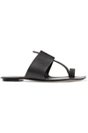 SAINT LAURENT SABA LEATHER SANDALS