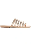 Ancient Greek Sandals Niki Metallic Leather Sandals In Gold