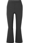 OPENING CEREMONY WILLIAM CROPPED STRETCH-CADY FLARED PANTS