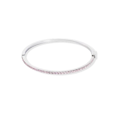 Coeur De Lion Eternal Love Armreif Silber-rosa In Pink