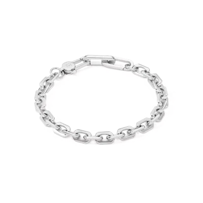 Coeur De Lion Unisex Bracelet Link Chain Silver In Metallic