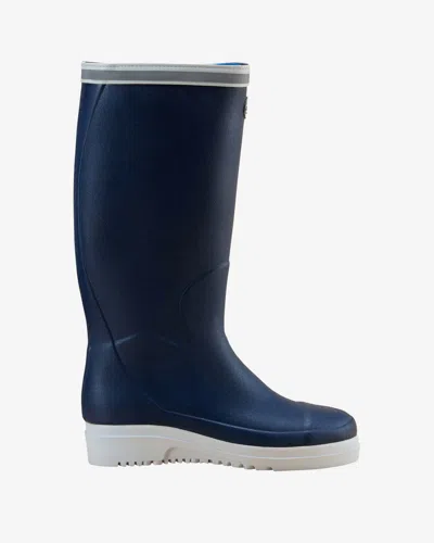 Le Chameau Men's Marine Evo Ponti Lined Wellington Boot - Marine Blue - Uk 12 / Eu 47 / Us 13.5