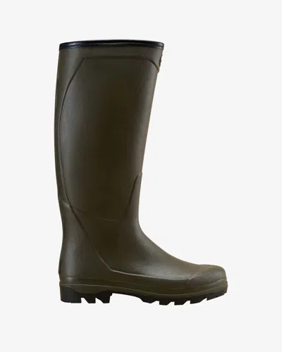 Le Chameau Men's Country Cross Jersey Lined Wellington Boot In Brown