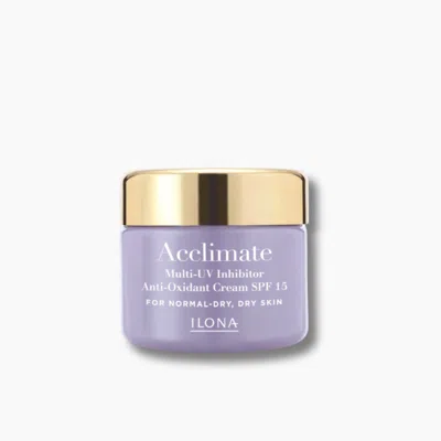 Ilona Acclimate Multi-uv Inhibitor Anti-oxidant Cream Spf 15 In Transparent