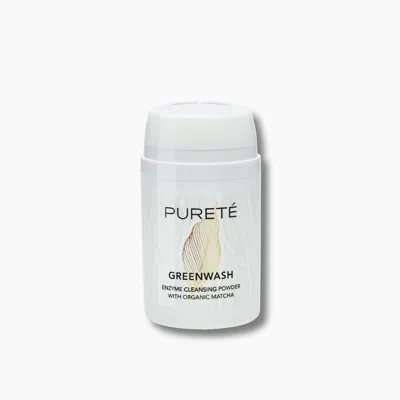 Ilona Pureté Greenwash Enzyme Cleansing Powder With Organic Matcha In Transparent