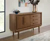 Ashley Lyncott Dining Server In Brown
