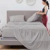 Ashley Bedgear Hyper-linen Split King Sheet Set In Gray