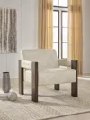 Ashley Adlanlock Accent Chair In Neutral