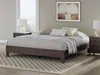 Ashley Calverson Platform Bed In Brown