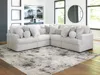 Ashley Snodoodle 5-piece Modular Sectional In White