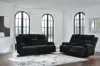 Ashley Technique Sofa And Loveseat In Black