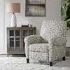 Ashley Docker Manual Push Back Recliner In Gray