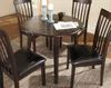 Ashley Hammis Round Drop Leaf 22"-36" Extendable Dining Table In Brown