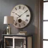 Ashley Uttermost Harrison Gray 30" Clock In Brown
