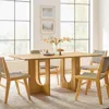 Ashley Rivian Rectangular 70" Wood Dining Table In Brown
