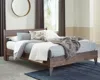 Ashley Calverson Full Panel Platform Bed In Brown
