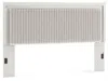 Ashley Birmonton King Upholstered Panel Headboard In White