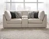 Ashley Kellway 3-piece Modular Sofa With Console In Black