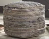 Ashley Absalom Pouf In Neutral