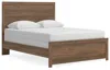 Ashley Jonnifer Queen Panel Bed In Brown
