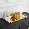 Ashley Uttermost Decorative Deki Tray In Gold