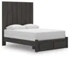 Ashley Parlayon Queen Panel Storage Bed In Gray