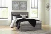 Ashley Bronyan Queen Panel Bed In Gray