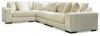 Ashley Lindyn 4-piece Modular Sectional In White
