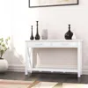 Ashley Simpli Home Kitchener Console Sofa Table In White