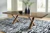 Ashley Steenlage 84"-108" Extendable Dining Table In Brown