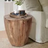 Ashley Arthur Cylindrical Side End Table In Brown