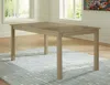 Ashley Calmoro 48"-66" Extendable Dining Table In Gray
