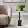 Ashley Uttermost Rowman Accent Table In Brown