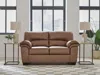 Ashley Whitlock Loveseat In Brown