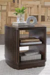 Ashley Korestone End Table In Brown