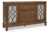 Ashley Jorlaina Dining Server In Brown