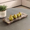 Ashley Uttermost Decorative Tray In Brown