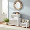 Ashley Crestview Collection 3-piece Whitewashed Storage Trunk Set In White