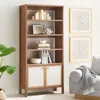 Ashley Capri 72" Bookcase In Brown