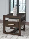 Ashley Breckington End Table In Brown